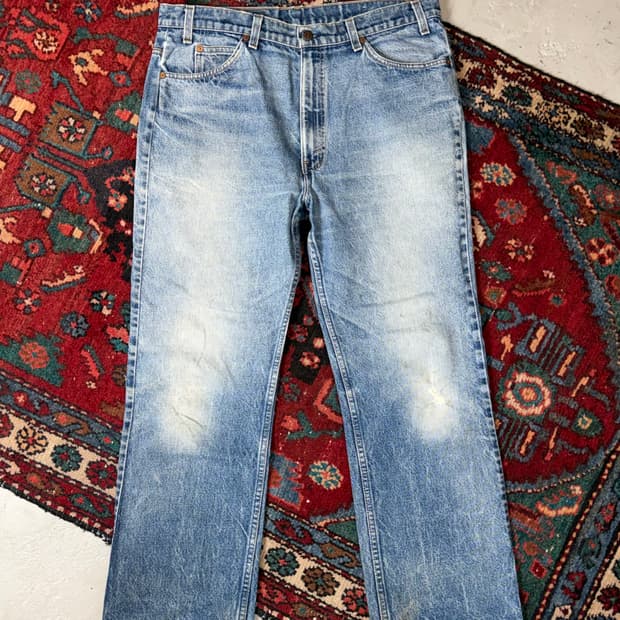 80's USA Made 빈티지 리바이스 517 오렌지탭 부츠컷