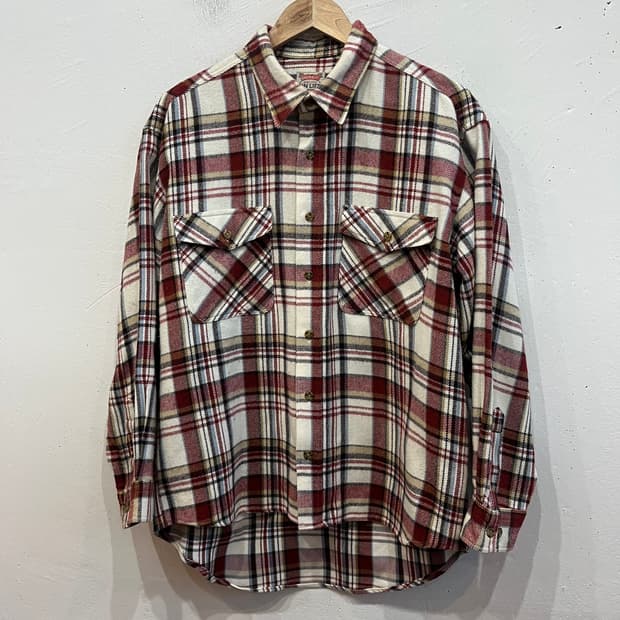 ON LIFE 체크 플란넬 셔츠 