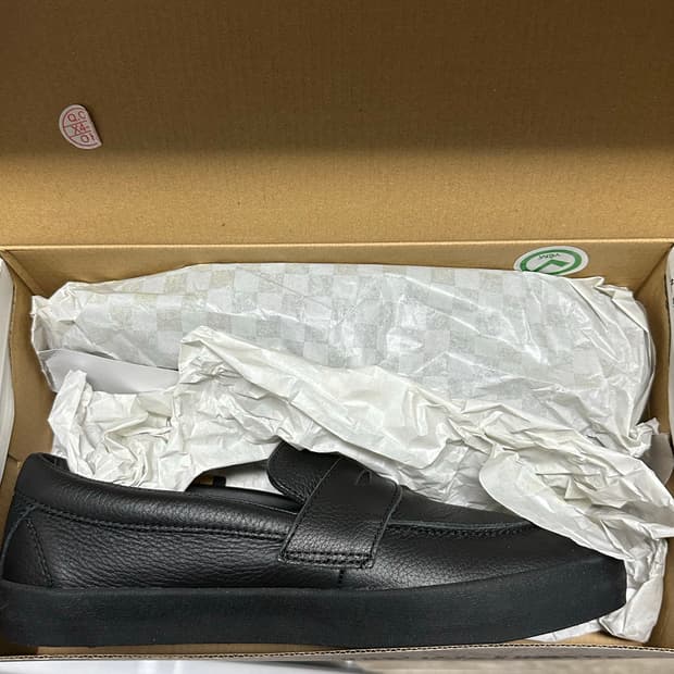 280 반스 로퍼 블랙 새상품