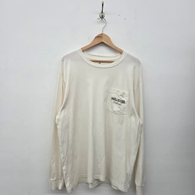 홀리스터 롱슬리브 티셔츠 남XL