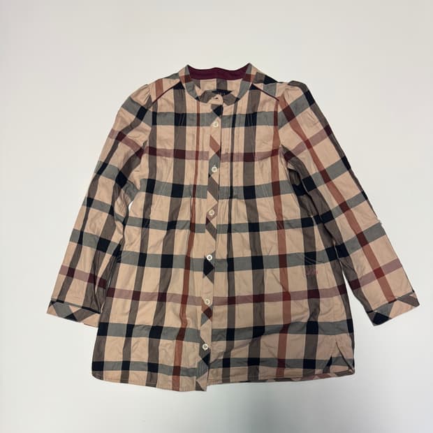 닥스 daks 키즈 시그니처 체크 셔츠 블라우스 140