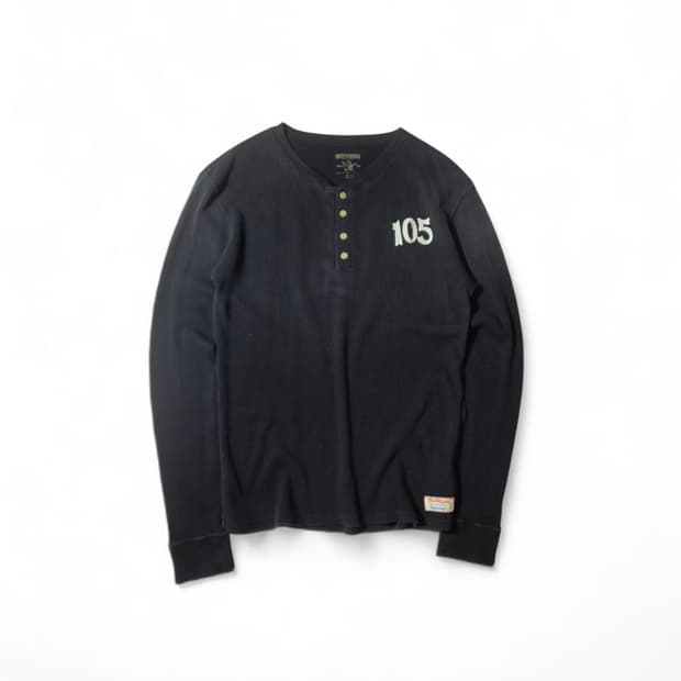 트루릴리전 와플 롱슬리브 105 L 미제 헨리넥