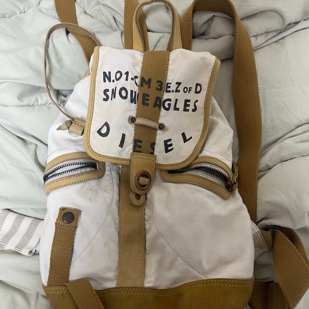 디젤 백팩 빈티지
