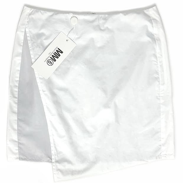 MM6 화이트 미니 스커트