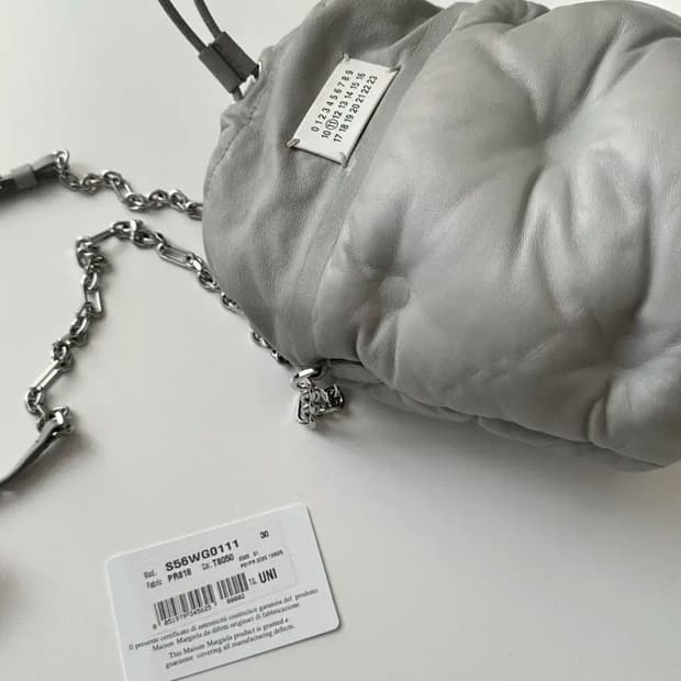 메종마르지엘라 s56wg0111 글램 슬렘 버킷백 그레이