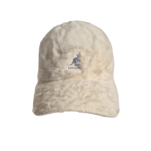 KANGOL) 캉골 퍼앙고라 볼캡 화이트
