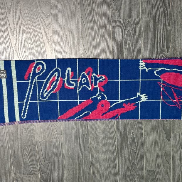 폴라스케이트 팀 스카프 네이비