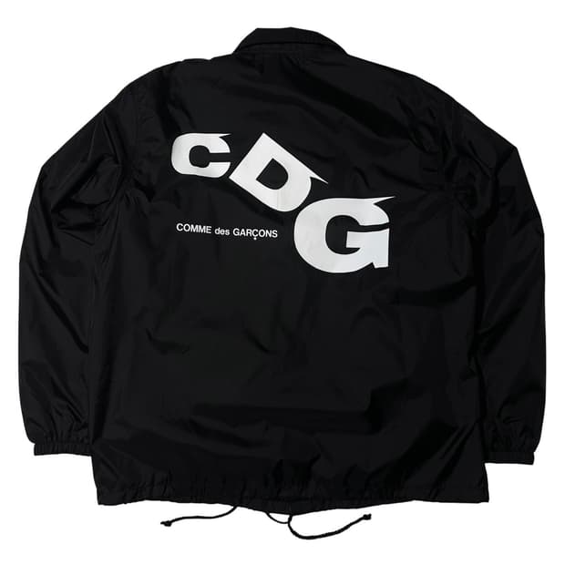 꼼데가르송 CDG 백로고 코치 자켓
