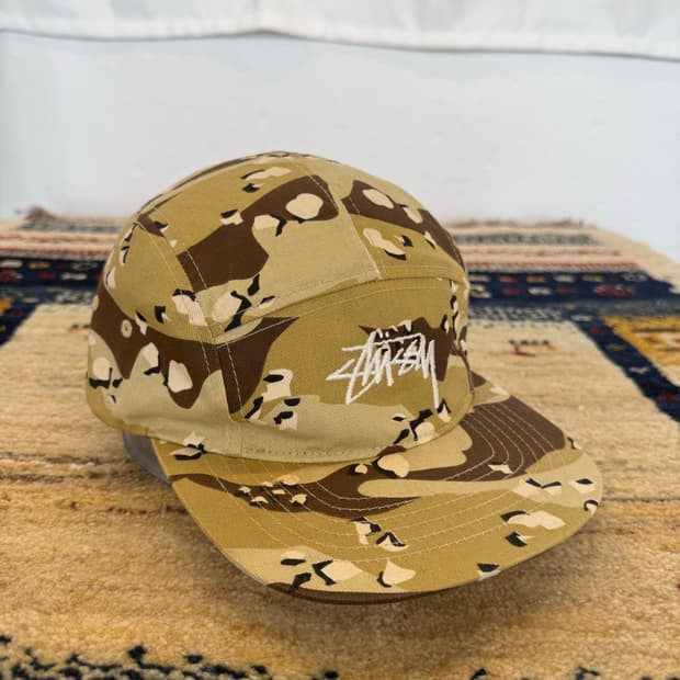 스투시 데저트 카모 캠프캡