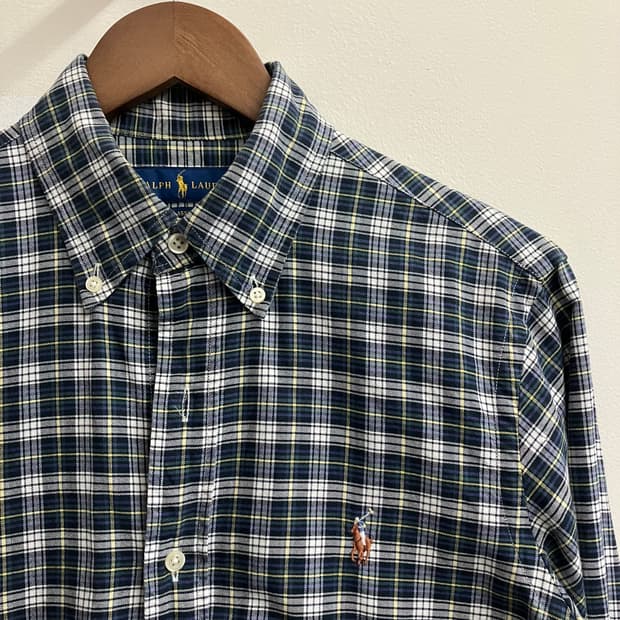 N143 폴로 체크셔츠