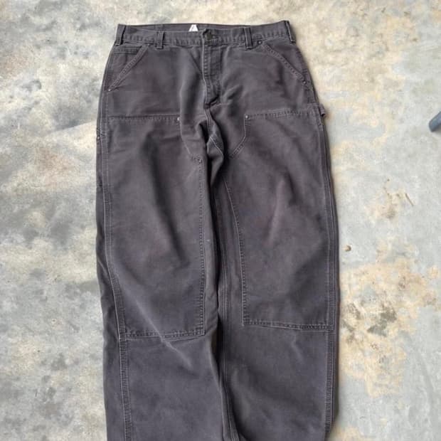 00s CARHARTT 칼하트 더블니 36 다크브라운