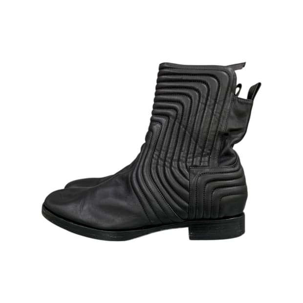 피에르하디 미들 부츠 블랙 40(250) (Gr-3296)