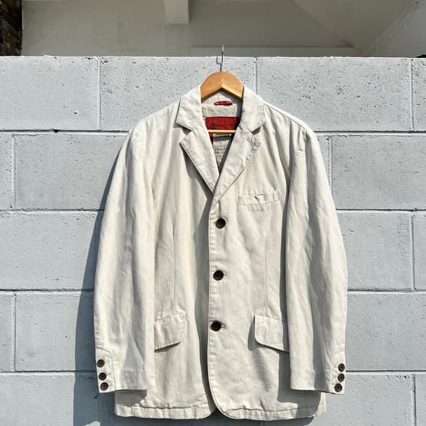 팀버랜드 3버튼 코튼 자켓