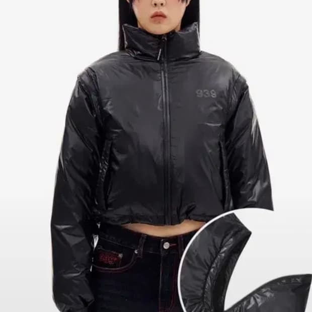 아카이브 볼드 숏패딩 패딩 블랙 939