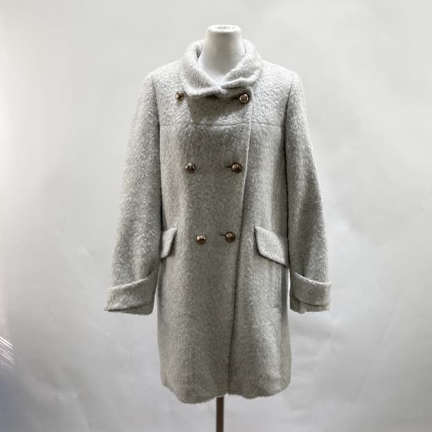 SJSJ 한섬 양모 모헤어 여성코트 90 