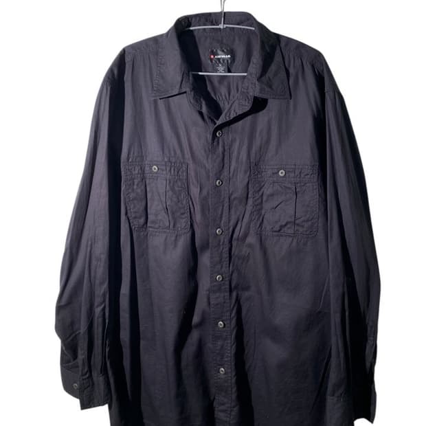 air walk 블랙 셔츠