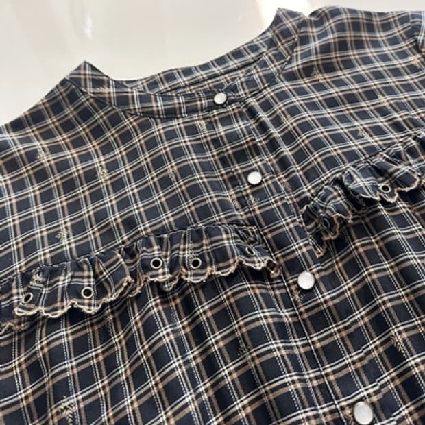 새) 써스데이아일랜드 아일렛 원피스