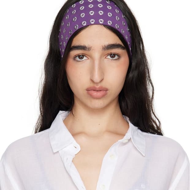 기마구아스 emily headband 아일렛 헤어밴드/퍼플