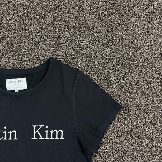 마뗑킴 레터링 미니 티셔츠