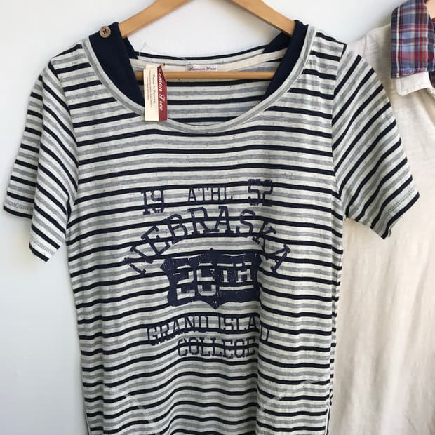 너드깔 스트라이프 원피스 