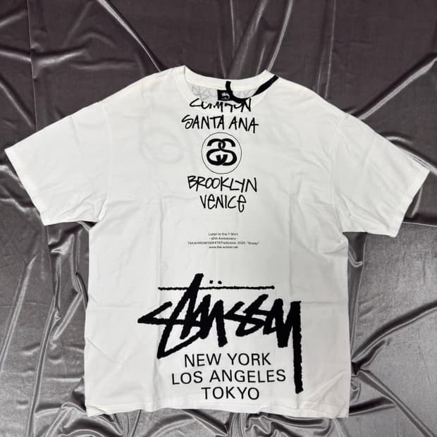 스투시 40주년 솔로이스트 티셔츠 XL