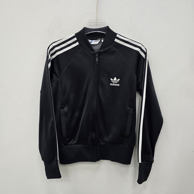 아디다스 크롭 파이어버드 블랙 트랙탑 제니 져지