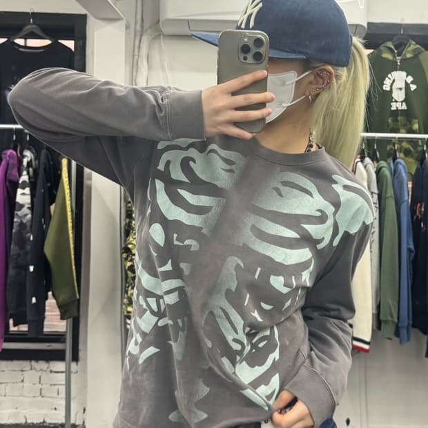 밴슨 레더 본 워시드 롱슬리브