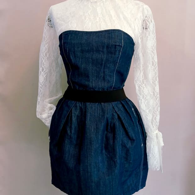 이자벨 마랑 에뜨왈(Isabel Marant Étoile) 데님 튜브톱 