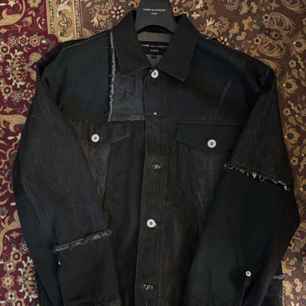 22aw 꼼데가르송 옴므 데님트러커자켓