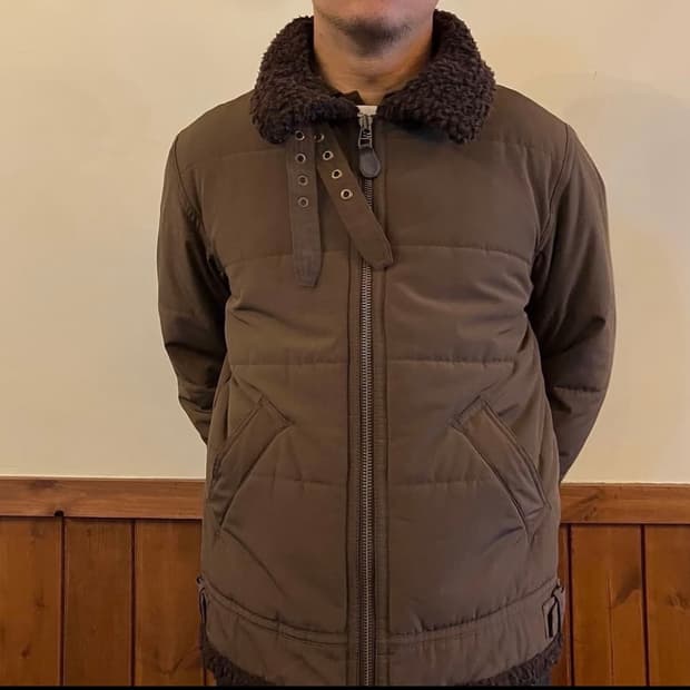 아비렉스 폴리 b-3 플라이트 자켓 무스탕 L