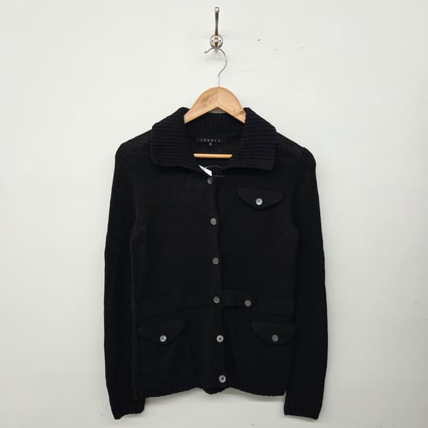 Theory 띠어리 블랙 니트 가디건 여m