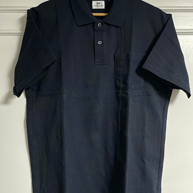 UNIQLO×EG Pique Printed Polo Shirt L