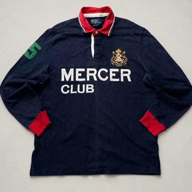 Polo 폴로 랄프로렌 Mercer Club 빅로고 럭비 티셔츠