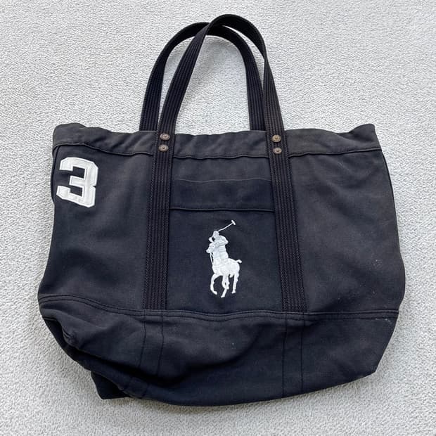 실측확인 폴로랄프로렌 빅포니 토트백 0408E2