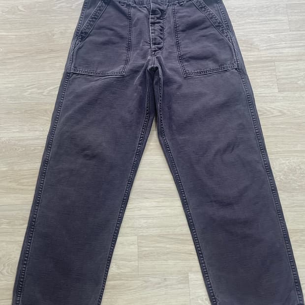  오어슬로우 퍼티그 팬츠 블랙 오리지널핏 3사이즈