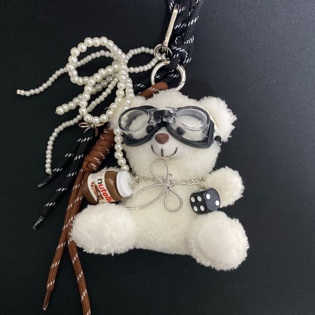 곰인형 백참 키링