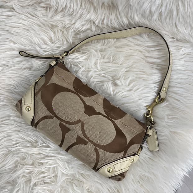 Coach White Mini Shoulder Bag