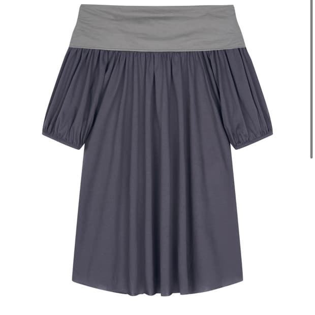 아모르샤이 백리본 탑 그레이