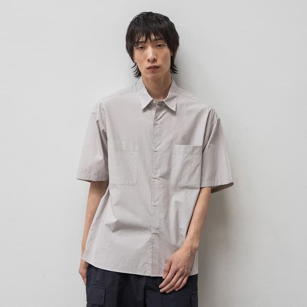 어나더오피스 라이터 셔츠 아몬드 밀크 01