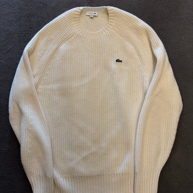 라코스테 라글란 립 니트 처분 
