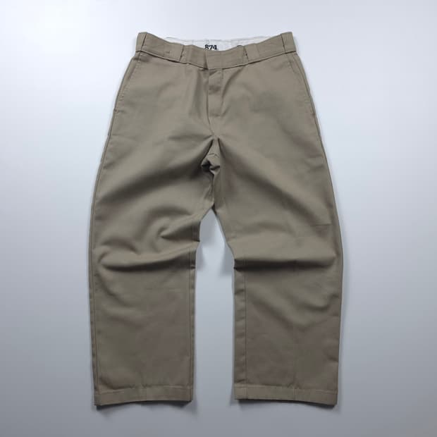 디키즈 874 베이지 레귤러 치노 팬츠 (M)