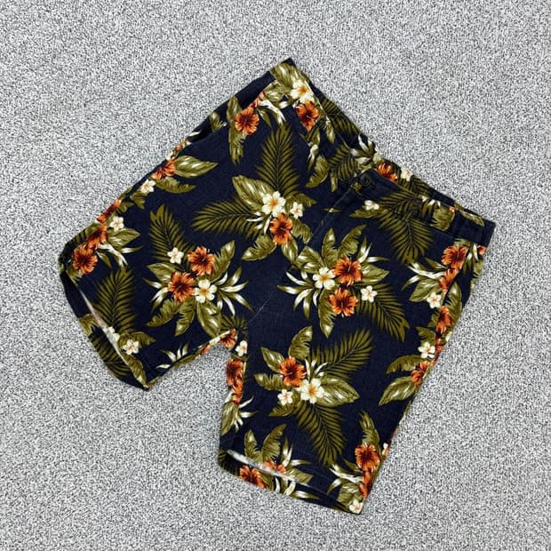 L 하와이안 반바지 팬츠 0406J