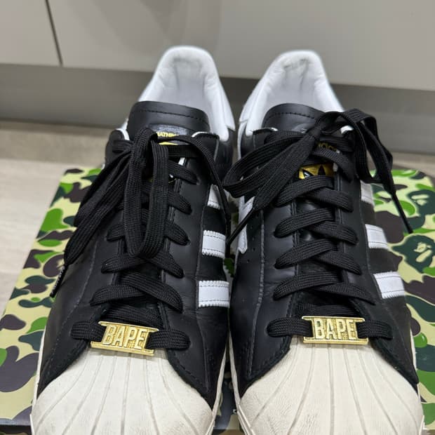 아디다스 베이프 슈퍼스타 285 블랙