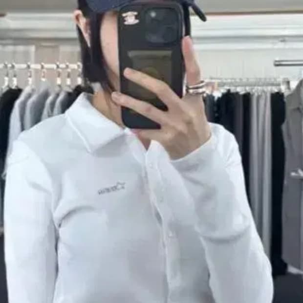 지초이 도트 모자