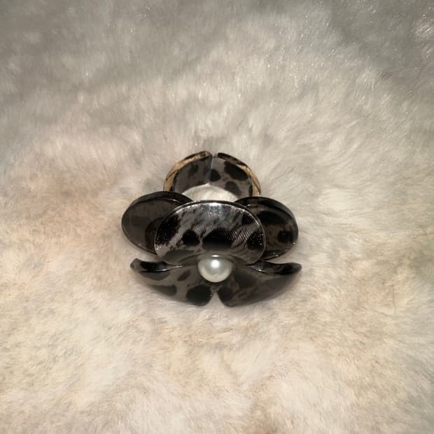 오리엔탈 고스펑크 갸루 호피 반지