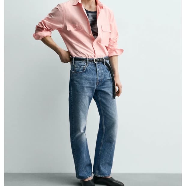 ZARA 자라 아론 레빈 X 스트레이트 핏 부츠컷 진(31사이즈)