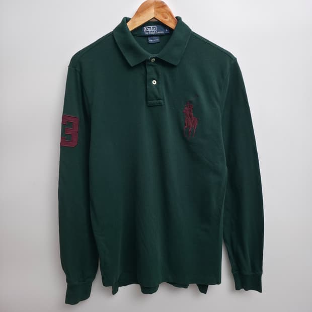 [L] 폴로 랄프로렌 빅포니 그린 카라티