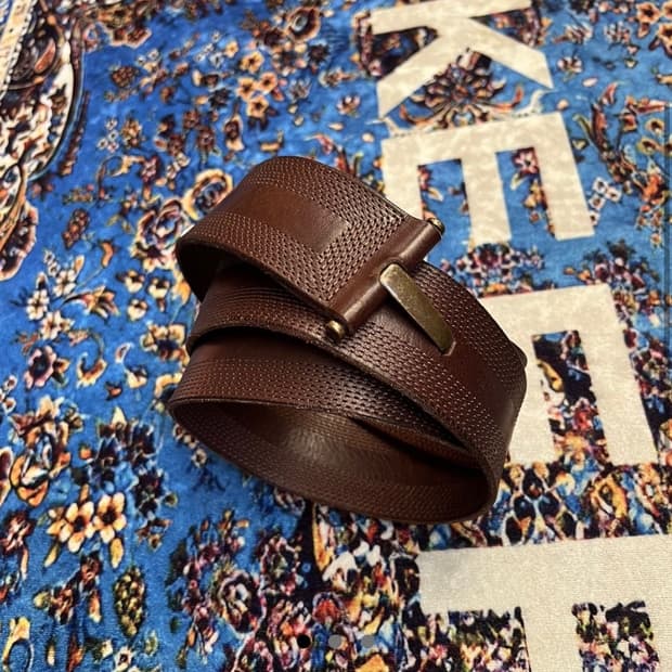 드리스반노튼 리얼레더 벨트