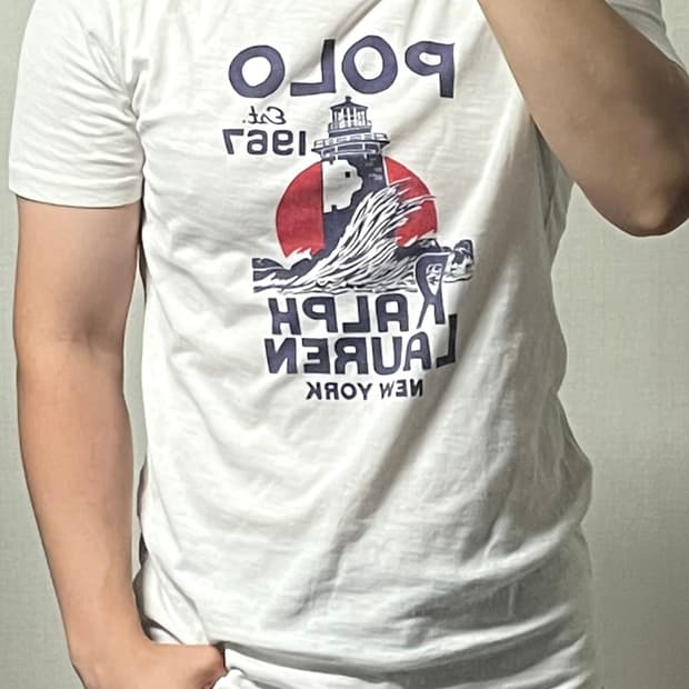 폴로랄프로렌 프린팅 반팔티