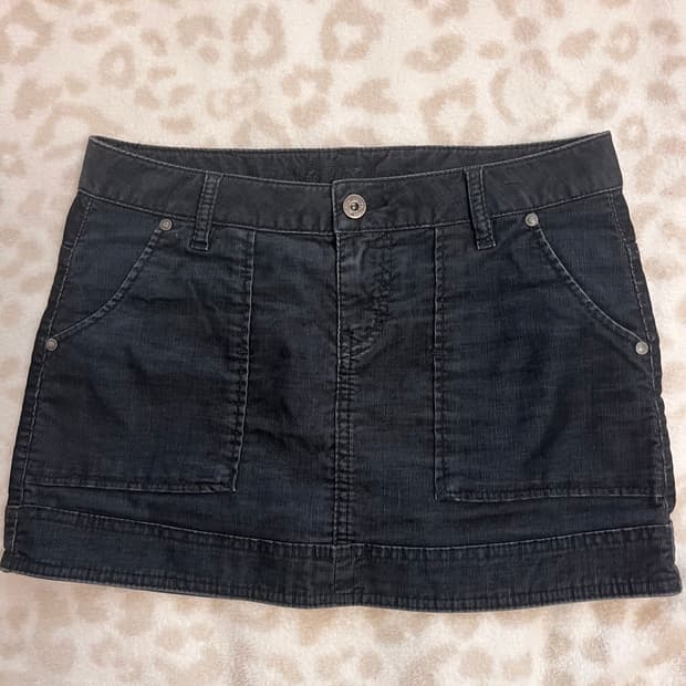 Calvin Klein corduroi black skirt